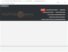 Tablet Screenshot of internationalmartialartsfestival.com